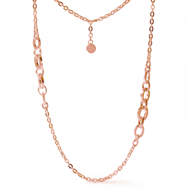 Collana in bronzo dorato rosa 509989