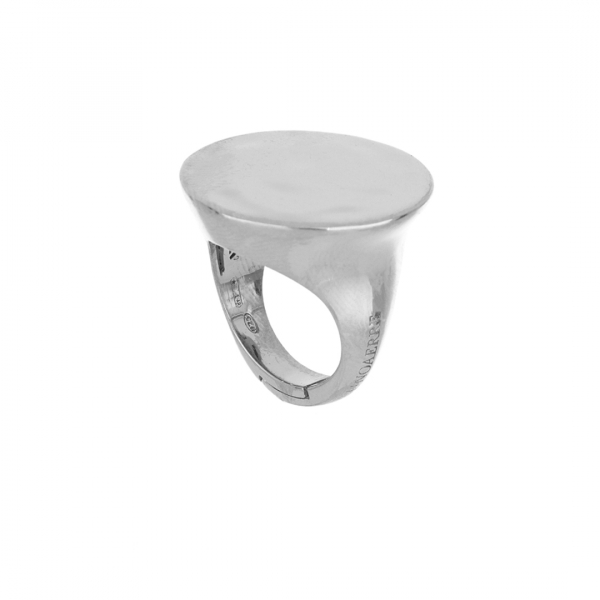 Anello da uomo in argento bianco 502729