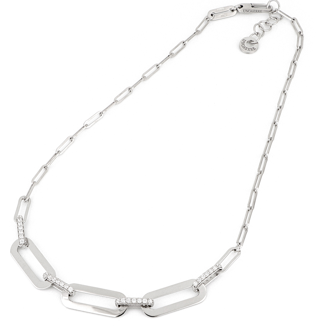 Unoaerre collana in argento bianco 504333 | UNOAERRE Gioielli