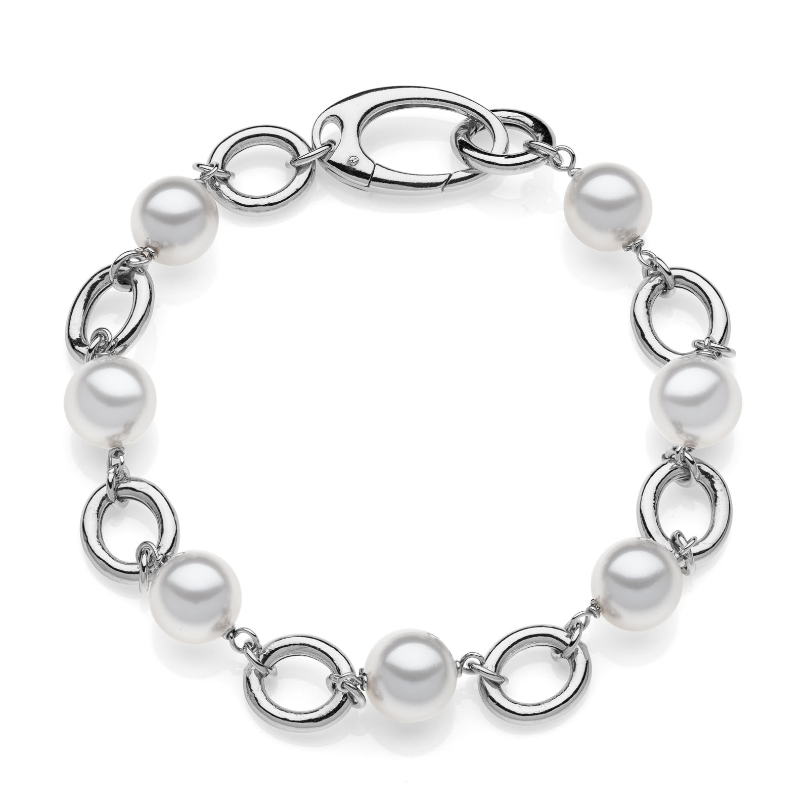 Unoaerre Unoaerre Bracciale in argento con perle bianche | UNOAERRE Gioielli