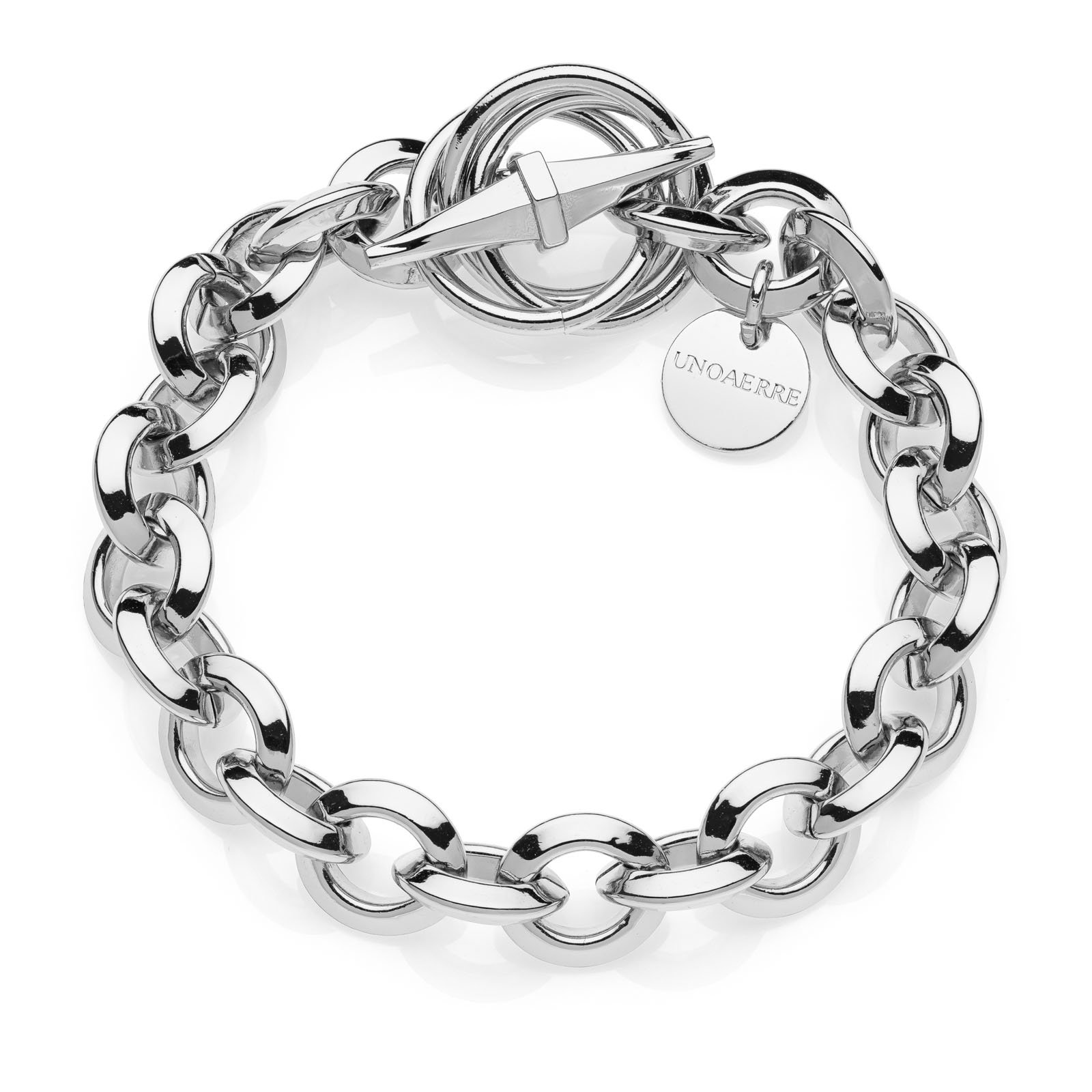 Unoaerre Bracciale catena rolò argento | UNOAERRE Gioielli