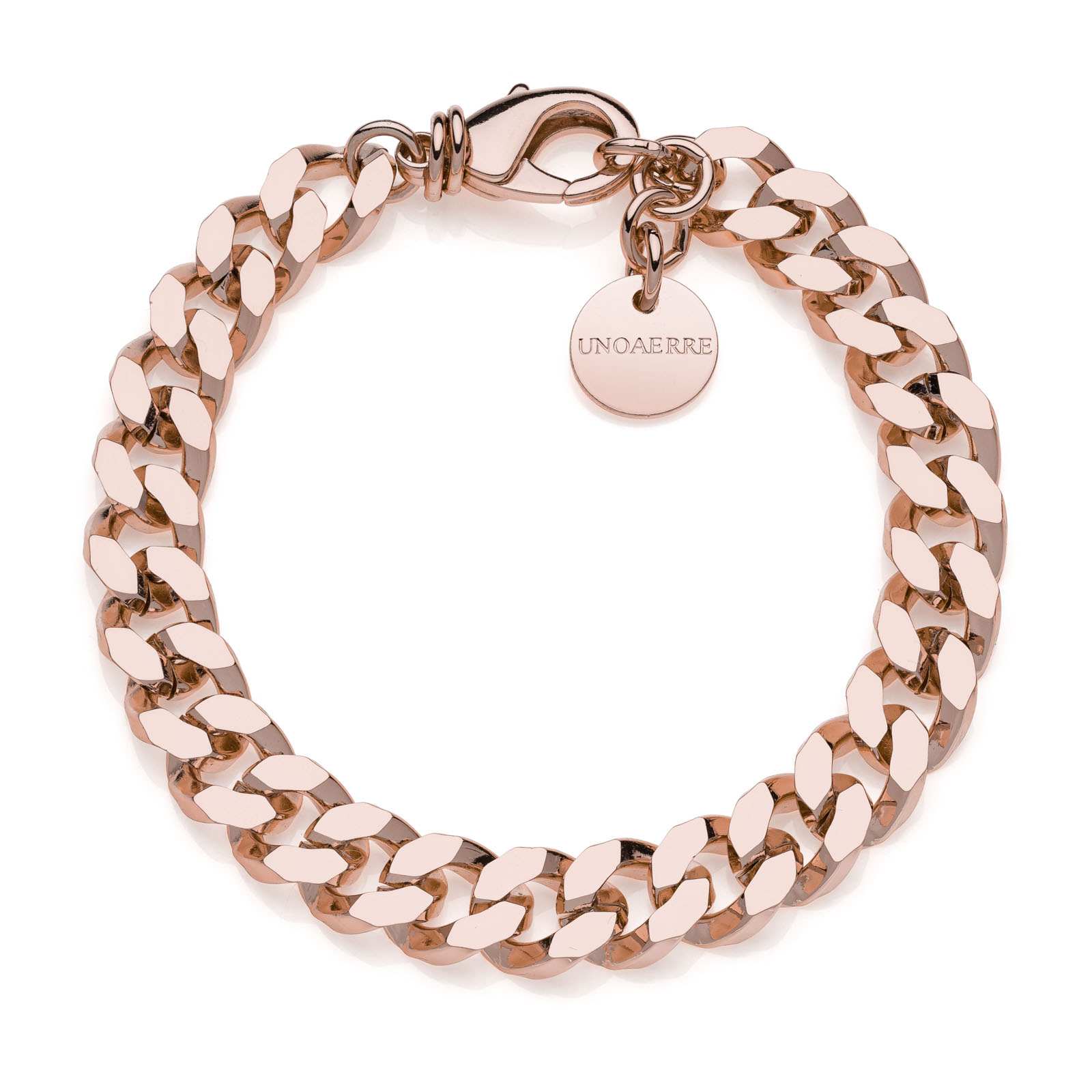 Unoaerre Bracciale donna groumette rose gold | UNOAERRE Gioielli