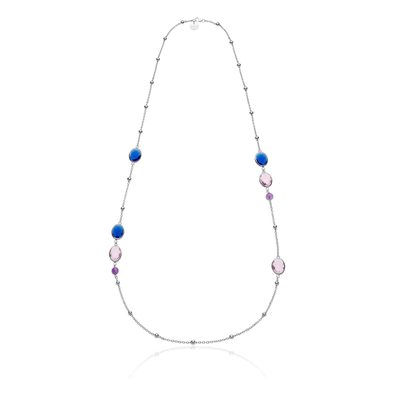 Unoaerre Collana donna pietre rosa e blu | UNOAERRE Gioielli