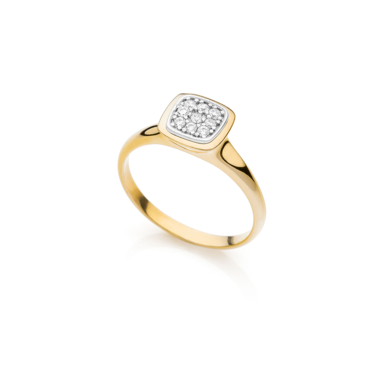 Unoaerre Anello donna argento con pavé | UNOAERRE Gioielli