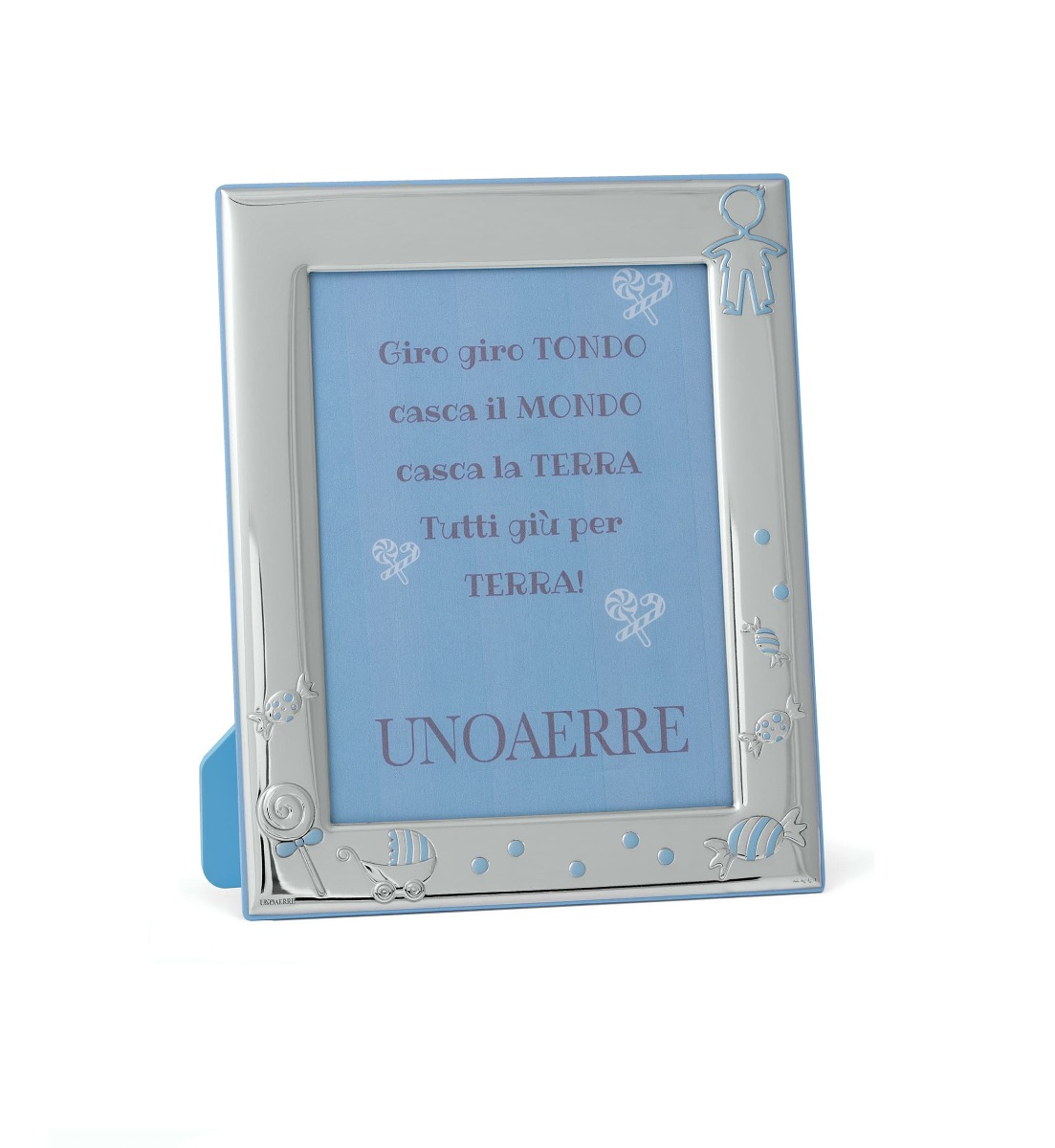 Unoaerre Cornice portafoto in argento bianco 509646 | UNOAERRE Gioielli