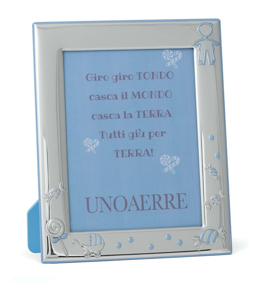 Unoaerre Cornice portafoto in argento bianco 509647 | UNOAERRE Gioielli