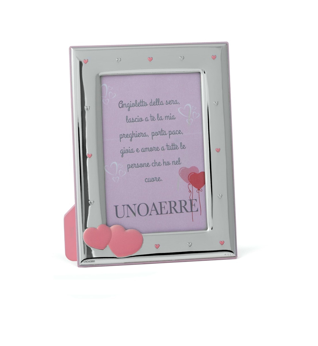 Unoaerre Cornice portafoto in argento bianco 509652 | UNOAERRE Gioielli